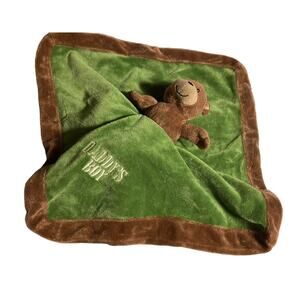 Baby Essentials Lovey Blanket Topsy Turvy Bear Daddy’s Boy Deer Lil’ Man Boy